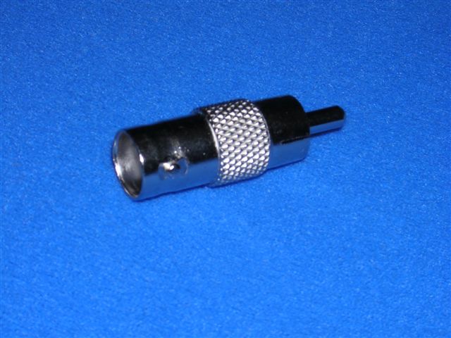 CCTV BNC FEMALE TO RCA MALE ADAPTOR BOX OF (10)
