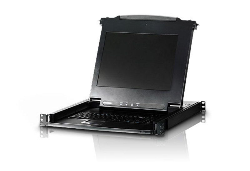 Aten CL1000M 17&quot; Single Rail LCD Console, Rails are included