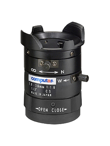 CBC T2Z3514CS-CP 1/3" 3.5-8mm Varifocal, Manual Iris Lens