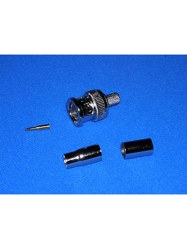 CCTV 4-PIECE BNC CONNECTOR FOR BOTH PLENUM and NON-PLENUM COAX - BOX OF (10)