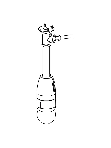 American Dynamics RHOPN Dome Pendent Mount
