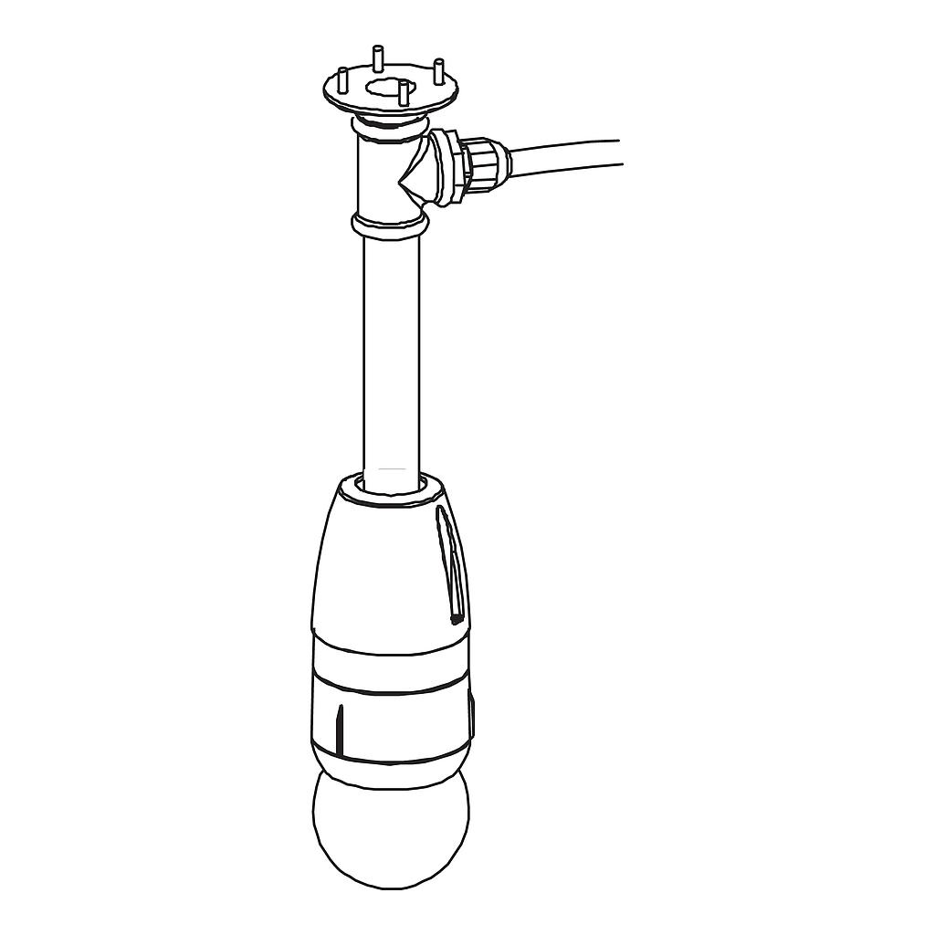 American Dynamics RHOPN Dome Pendent Mount