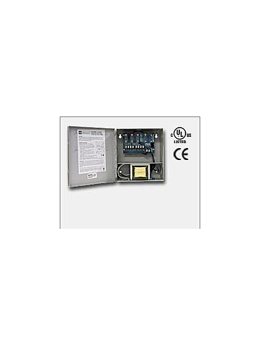 Altronix ALTV244UL Four (4) fuse protected outputs. 24VAC @ 3.5 amp (85VA) or 28VAC @ 3 amp (85VA), 115VAC input. Grey enclosure. UL Listed (UL2044) CUL Listed and CE Approved.