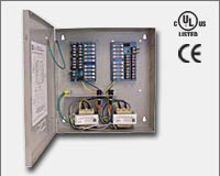 Altronix ALTV2416ULX Sixteen (16) fuse protected outputs. 24VAC @ 7 amp (170VA) or 28VAC @ 6 amp (170VA), 115VAC input. Grey enclosure. UL Listed (UL2044) CUL Listed and CE Approved.