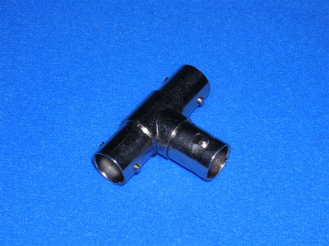 CCTV BNC T ADAPTOR F-F-F BOX OF (10)
